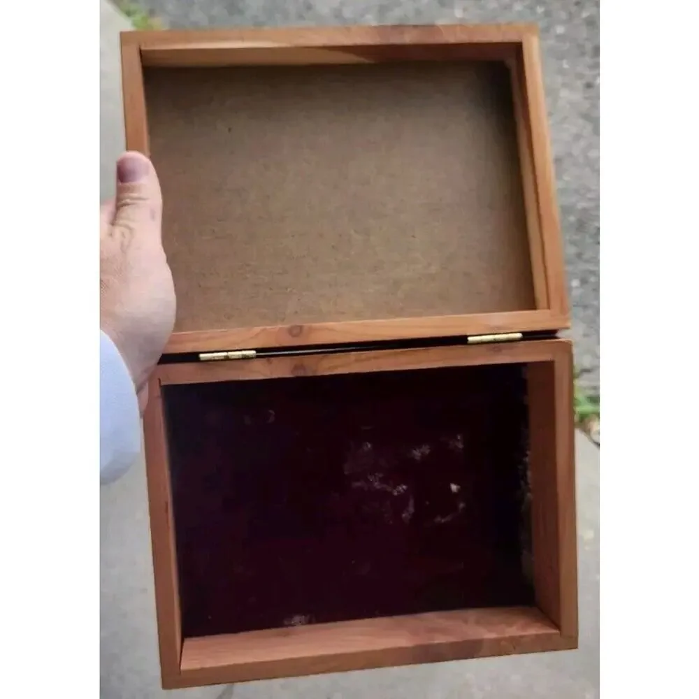 Vintage HORSE JEWELRY BOX